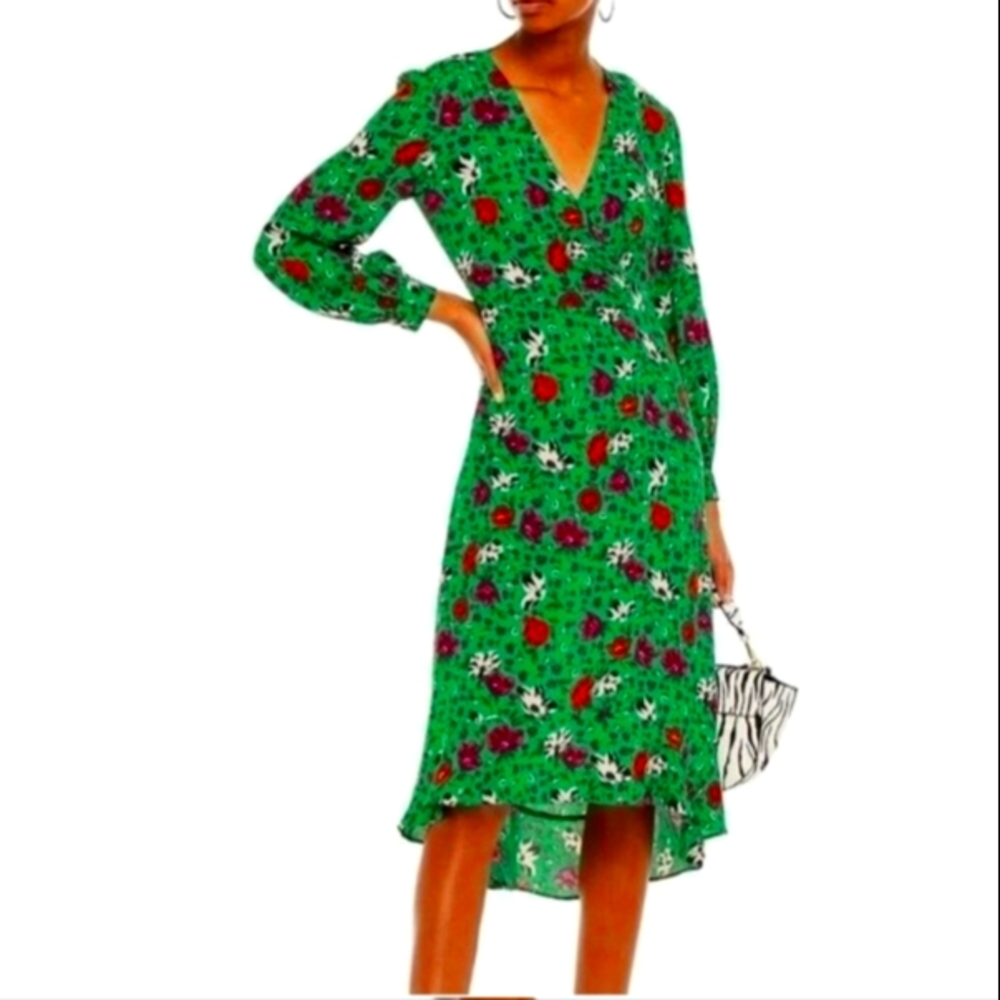 Melloday Nordstrom Palloma Floral Faux Wrap Dress